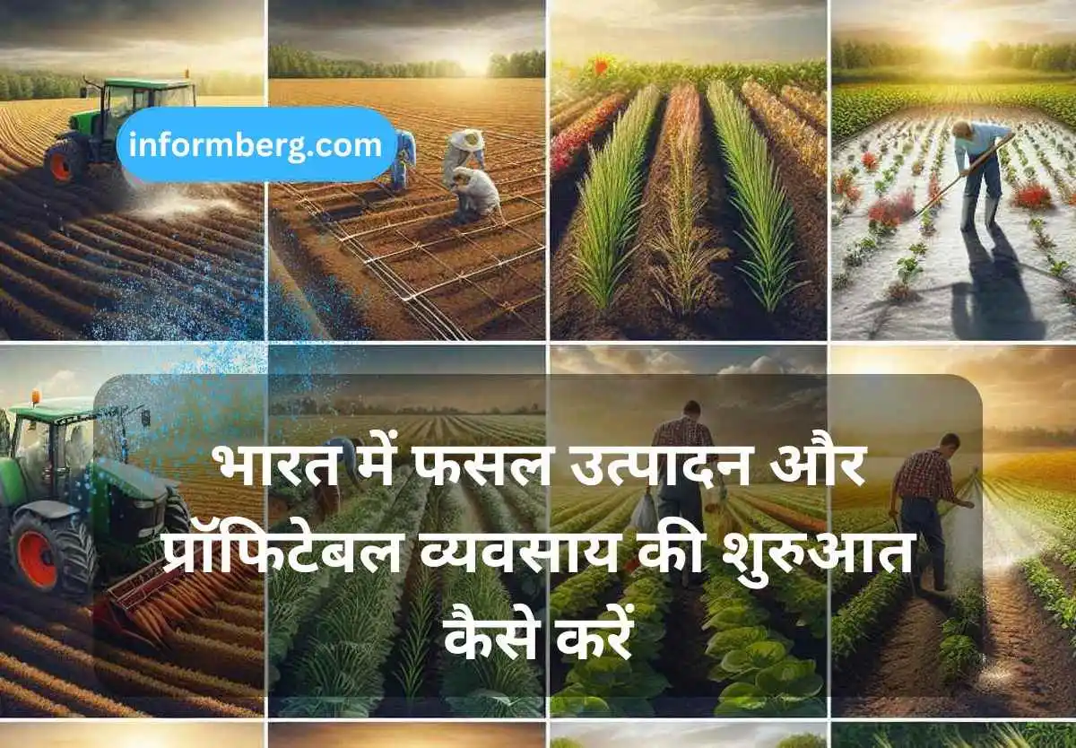 भारत में फसल उत्पादन और प्रॉफिटेबल व्यवसाय की शुरुआत कैसे करें
